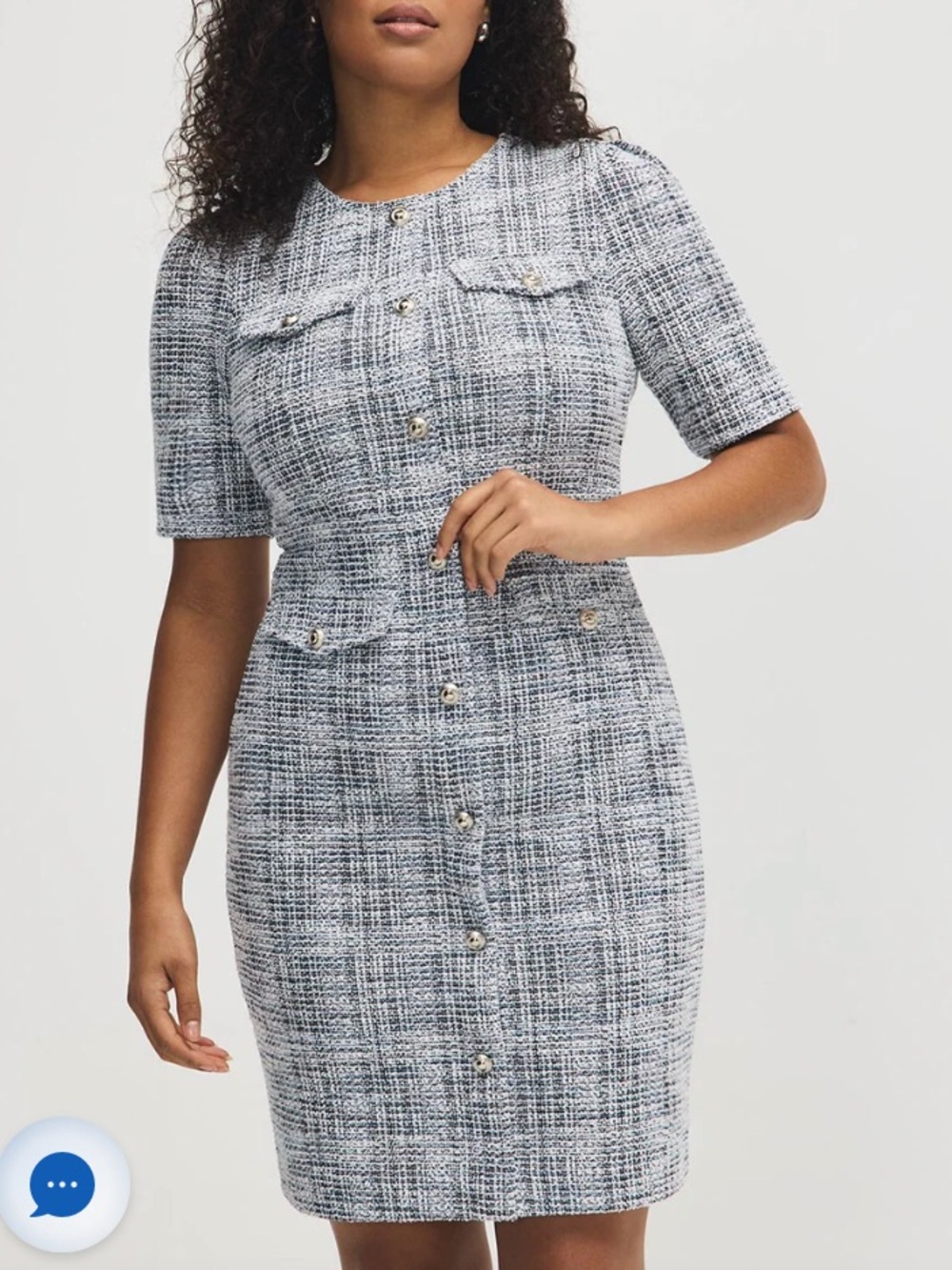 Bouclé Dress